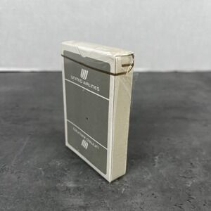 Vintage United Airlines Playing Cards Sealed Saul Bass Tulip Logo Michaud Gray